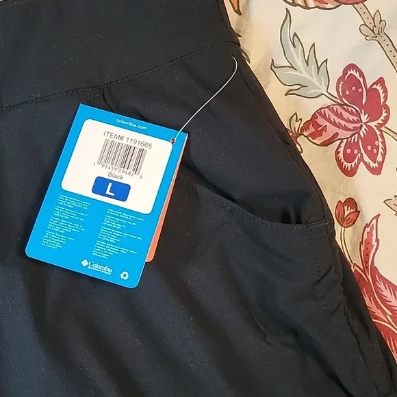 NWT Columbia Black Skort, Large - Picture 2 of 8